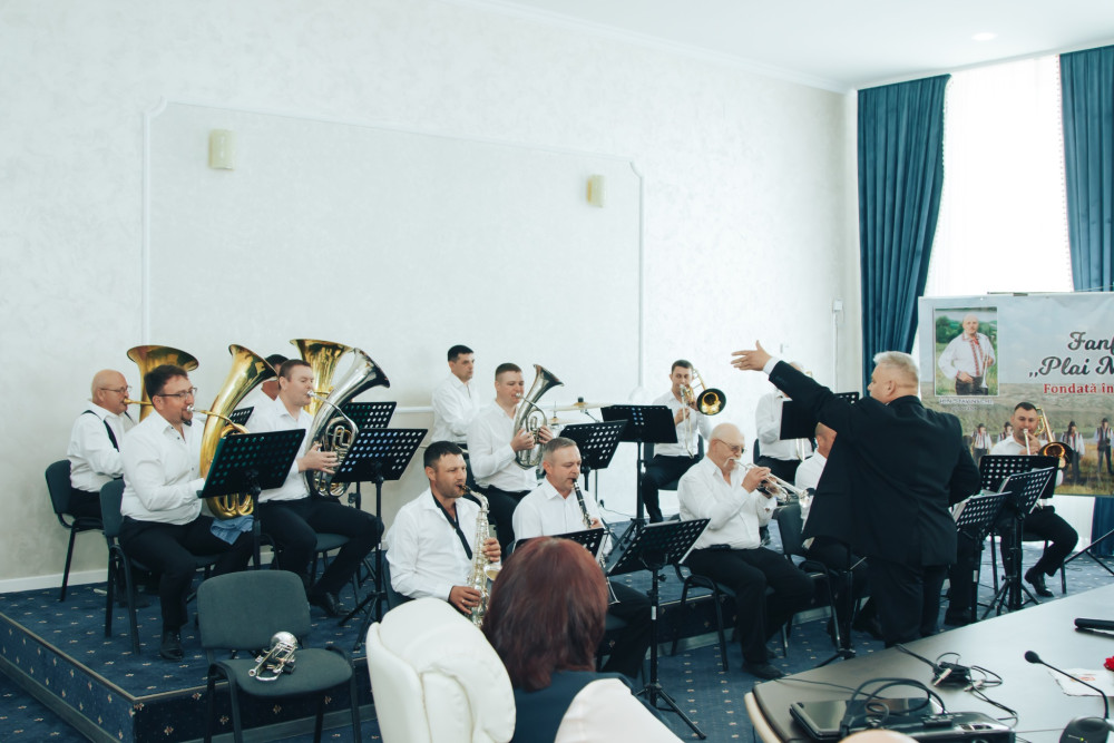 Repetiția deschisă a conducătorilor de fanfare din republică.